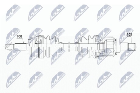 Півосі NTY NPW-TY-108