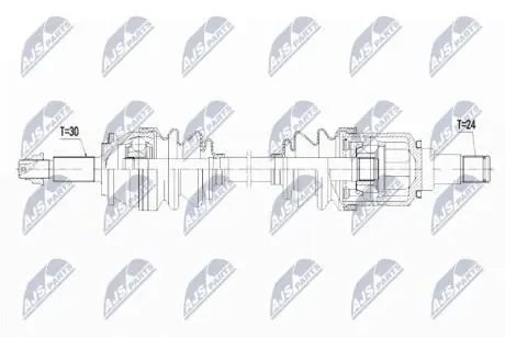 Півосі NTY NPW-TY-108