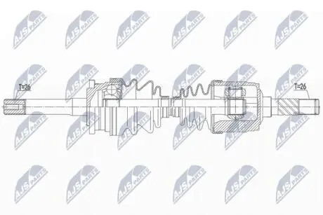 Півосі NTY NPW-MZ-066