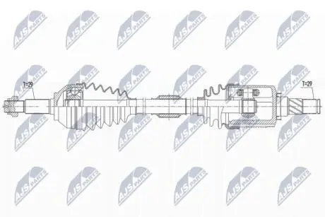 Півосі NTY NPW-NS-128