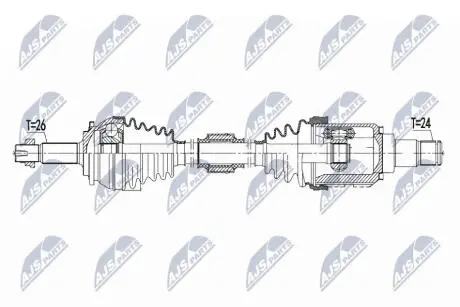 Півосі NTY NPW-TY-096