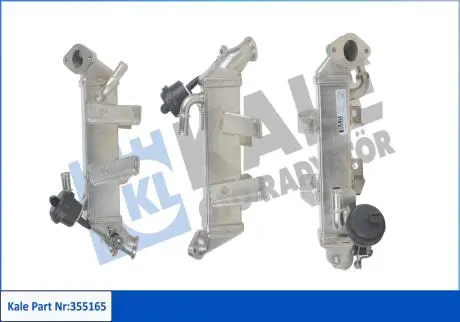 KALE RENAULT радіатор EGR Grand Scenic III,Koleos I,Laguna II,III,Master III,Megane III 2.0/2.3dCi KALE OTO RADYATOR 355165