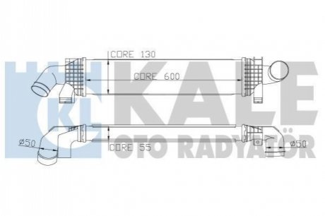 FORD інтеркулер C-Max,Focus II,III,Kuga I,II,Mondeo IV,S-Max 1.6/2.0TDCi 04- KALE OTO RADYATOR 346900 (фото 1)
