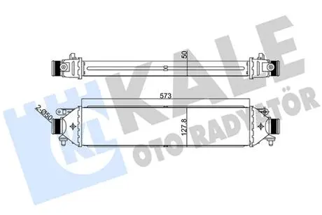 Интеркулер KALE OTO RADYATOR 346400