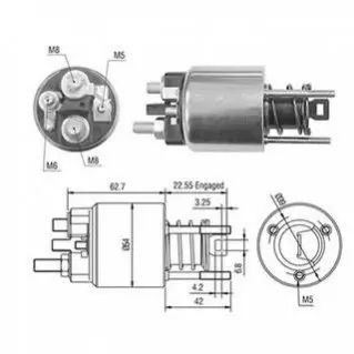 Втягувальне реле BMW E36/46 - [] MAGNETI MARELLI 940113050423
