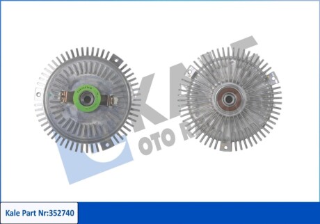 KALE DB віскомуфта вентилятора радіатора W124/210/201/202 2.5/.3.0D/TD 85- KALE OTO RADYATOR 352740