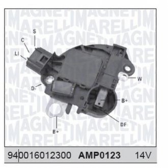 FORD Регулятор напруги (сист.) Focus 98- MAGNETI MARELLI AMP0123