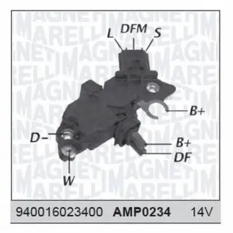 Реле-регулятор напруги FORD Mondeo 1,6-2,0 96-00 MAGNETI MARELLI AMP0234