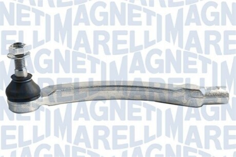 VOLVO наконечник рульової тяги лів. S60,80 99- MAGNETI MARELLI SSP0712