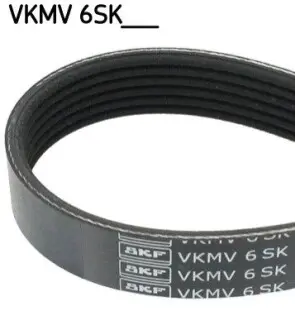 Ремінь П-клиновий 6EPK873 (Elastic) CITROEN Jumper 2.2HDI SKF VKMV 6SK873