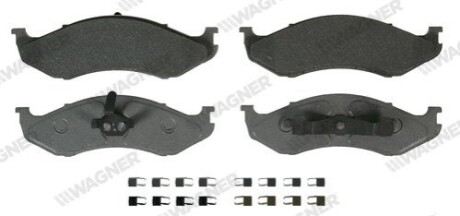 Тормозные колодки дисковые Ceramic Brake Pads WAGNER MX477