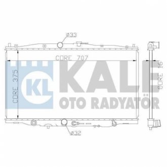 KALE HONDA Радиатор охлаждения Accord VII 2.0 03- KALE OTO RADYATOR 384100