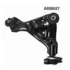 DB Важіль передній лівий Vito 14- MAGNETI MARELLI ARM687