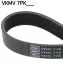 Ремінь.BMW 1/3 серія OPEL Movano 7PK1099 SKF VKMV 7PK1099 (фото 1)