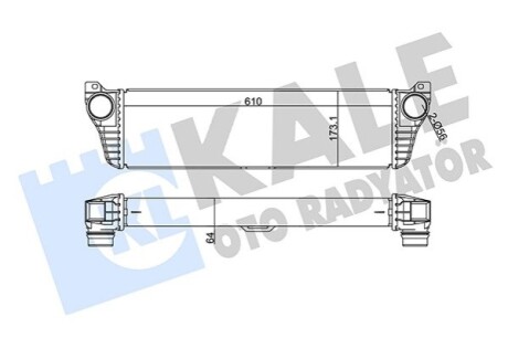 KALE DB інтеркулер Vito 2.2CDI 10- KALE OTO RADYATOR 350905