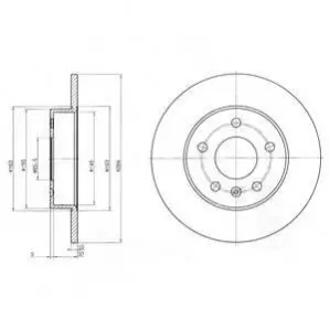 Drive+ - Тормозной диск DR!VE+ DP1010.11.0155