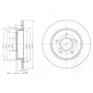 Drive+ - Тормозной диск DR!VE+ DP1010.11.0238