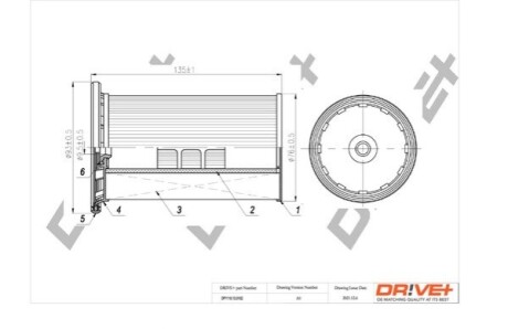 Drive+ - Фільтр палива DR!VE+ DP1110.13.0102