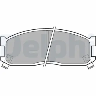 Гальмiвнi колодки дисковi Delphi LP530