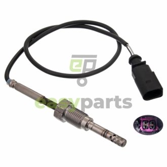 FEBI VW Датчик температуры ОГ T5 1,9TDI, Crafter 2,5TDI FEBI BILSTEIN 49264