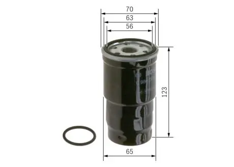 Фильтр топливный BOSCH 0986TF0166