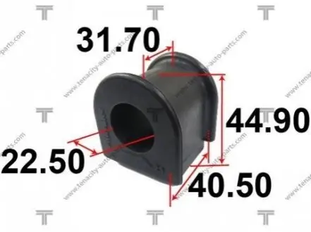 Втулка стабилизатора toyota wish ane12l 04-07 TENACITY ASBTO1022