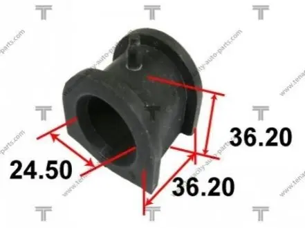 Втулка стабілізатора mitsubishi lancer 01-06 TENACITY ASBMI1006