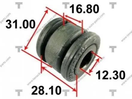 Втулка рейки рульової toyota corona 1.6 92-96 TENACITY AAMTO1045