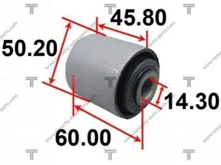 Сайлентблок рычага nissan patrol ty61 88-97 TENACITY AAMNI1062