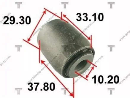 Сайлентблок рычага honda 16v civic 87-91 TENACITY AAMHO1033