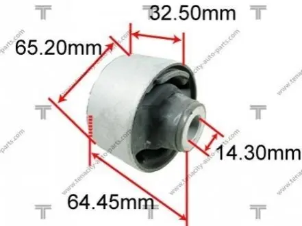 Сайлентблок рычага honda k12 civic 05-11 TENACITY AAMHO1028