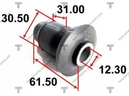 Фото сайлентблок рычага mazda protege 98-03 TENACITY AAMMA1009 Сайлентблок рычага mazda protege 98-03 TENACITY AAMMA1009