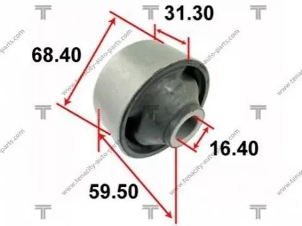 Сайлентблок рычага toyota rav4 05-12 TENACITY AAMTO1076