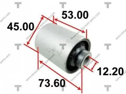 Сайлентблок важеля mazda 626 87-92 TENACITY AAMMA1015