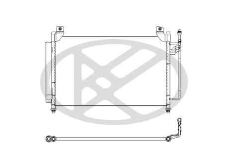 Радіатор кондиціонера в зборі KOYORAD CD060449
