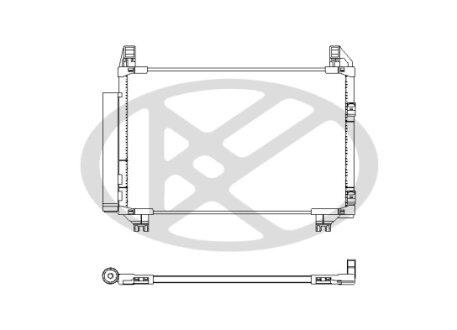 Радиатор кондиционера в сборе KOYORAD CD010394M