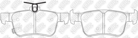 Колодки дискового тормоза NiBK PN8813