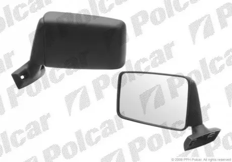 Дзеркало зовнішнє універсальне лівий=правий Polcar 99LU70-E