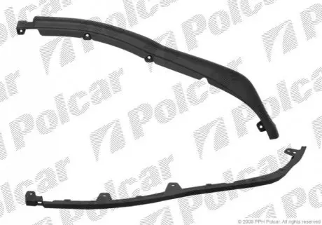 Фото спойлер бампера переднього правий Polcar 801125-2 Спойлер бампера переднього правий Polcar 801125-2