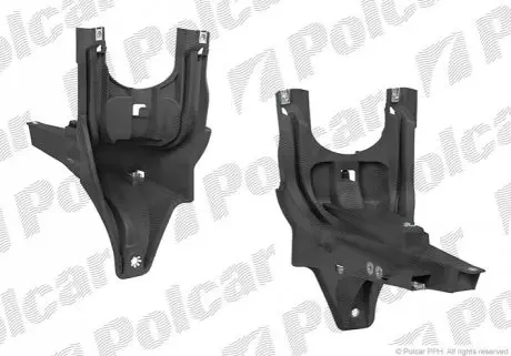 Кріплення крила переднього лівий Polcar 205101-5