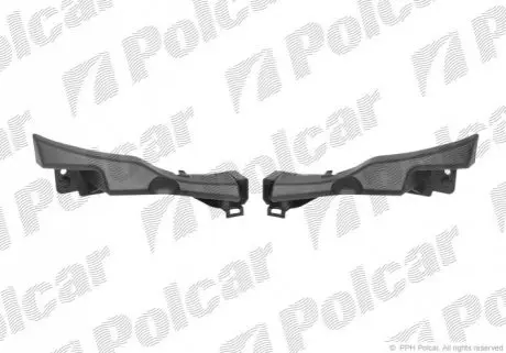 Кронштейн бампера лівий+правий Polcar 606207-5