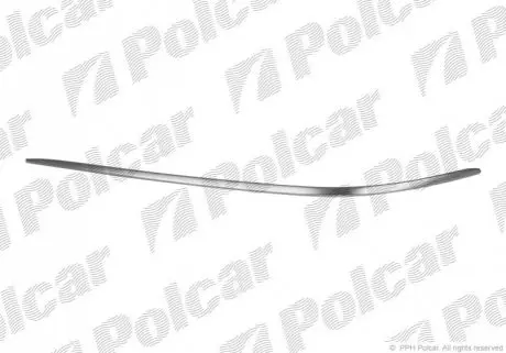 Молдинг накладки бампера левый Polcar 50300721