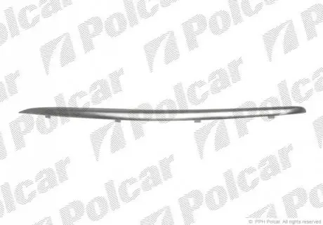 Молдинг накладки бампера лівий Polcar 951427-7