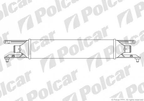 Радиатор воздуха (интеркулер) Polcar 3024J8-2 (фото 1)