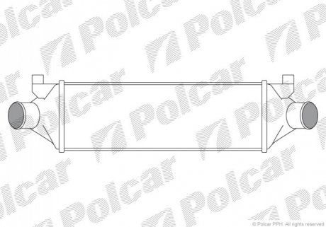 Радиатор воздуха (интеркулер) Polcar 3248J8-2