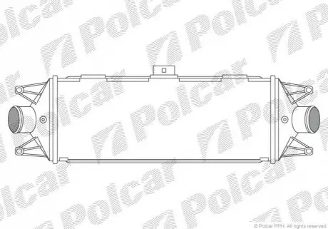 Радиатор воздуха (интеркулер) Polcar 3052J8-1