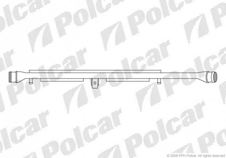 Радіатор повітря (Інтеркулер) Polcar 1338J83X