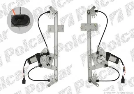 Склопідйомник електричний Polcar 5095PSE2