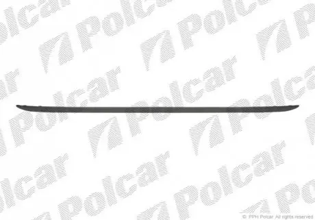 Спойлер бампера заднього Polcar 303599