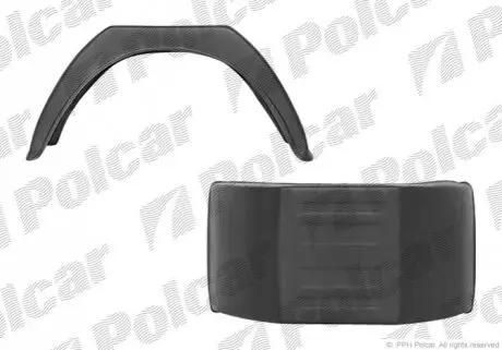 Крило заднє ліве=правий Polcar 99BLUN-10